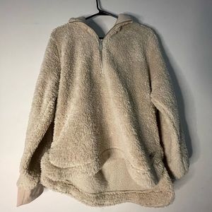 Calvin Klein Performance Step Hem Teddy Bear Fleece Pullover